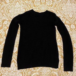 Black Cable Knit Sweater